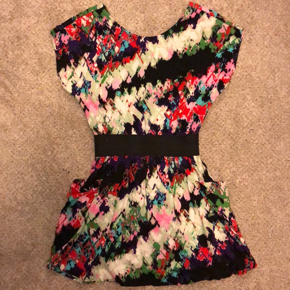 Multi colored flowy dress